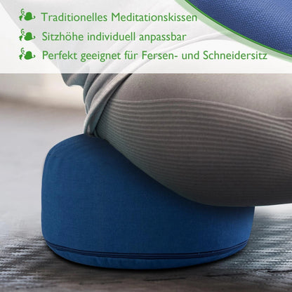 Meditationskissen Rund  – Ergonomisches Yoga Sitzkissen